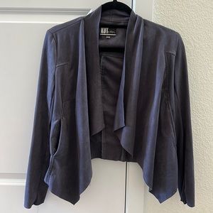 Kut from the cloth microsuede draped jacket